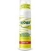 Kobi Whole Body Deodorant Spray for Kids, Teens, Boys, Girls - Natural & Aluminum-Free - For Underarms & Feet - Cherry Kick