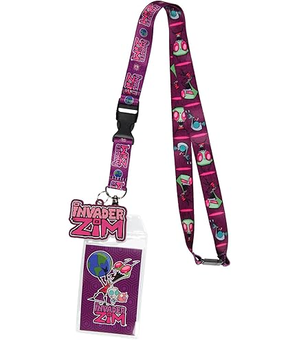 Amazon.com: Concept One Invader Zim Plush Lanyard, GIR Taco ID