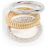 SHASHI Women's Roux Ring Set, Gold, 6
