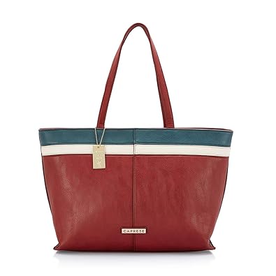 Caprese Monna Womens Tote Bag (Deep Red)