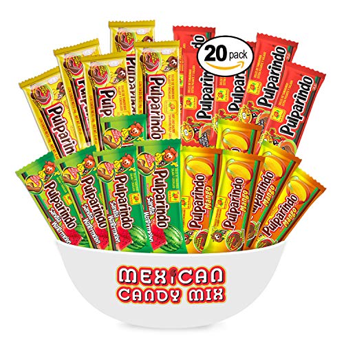 Pulparindo Mexican Candy Snack Mix (20 Count) - Comes In Tamarind, Hot, Mango, Sandia Watermelon, Assortment Of Flavors From De La Rosa DLR Makes A Great Snacks Pack By MTC - Thumbnail 6