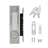 6.3” Privacy Pocket Door Lock Hardware,Invisible