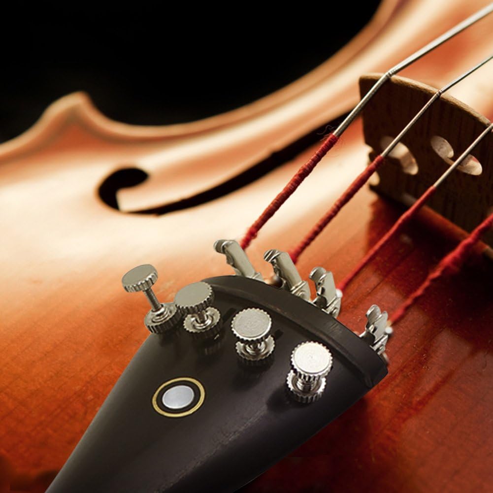 Violin Tailpiece Rope, 3 in 1 Ebony Tailpiece Tailpiece Rope + Violin