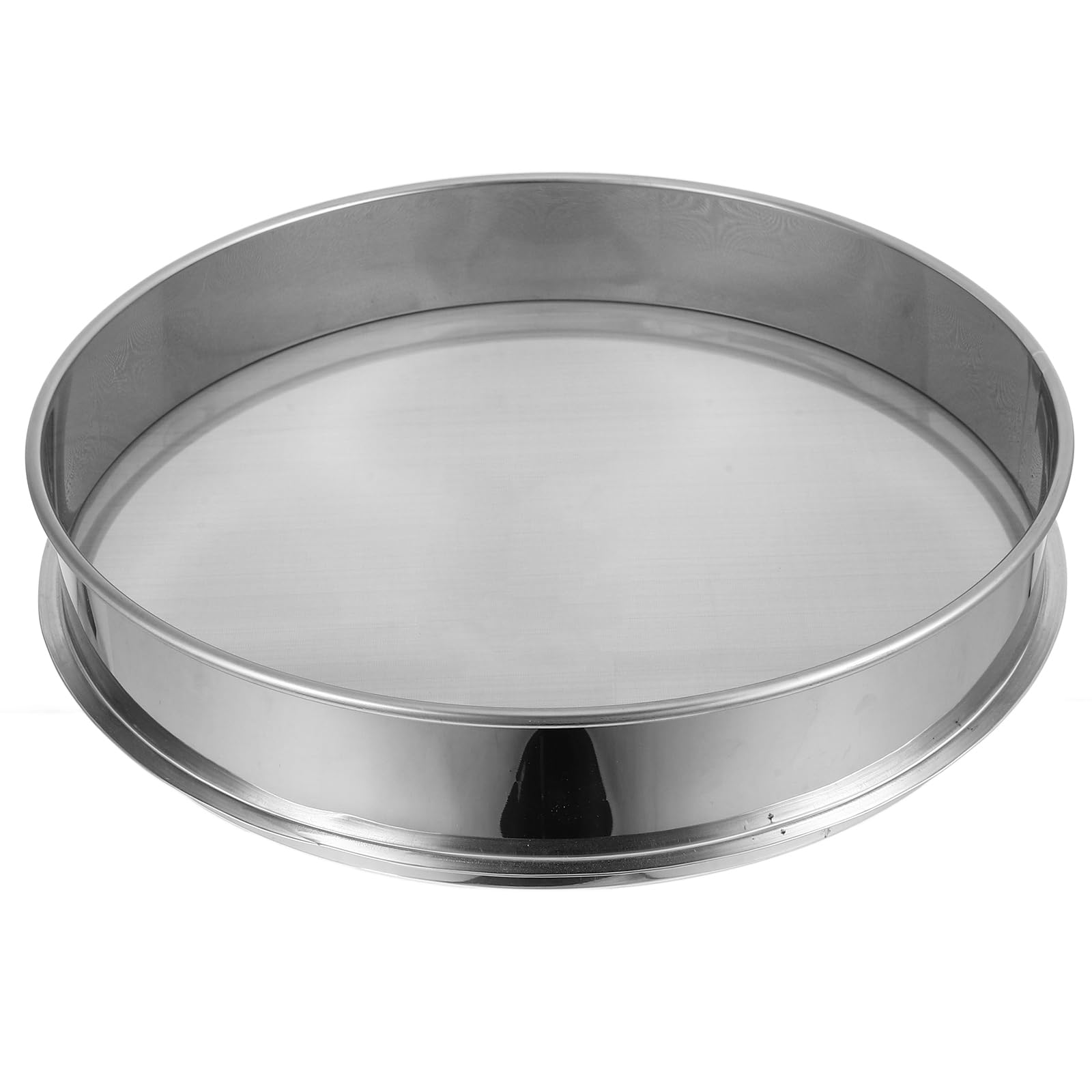 Cabilock 12 Inch Stainless Steel Sifter Screen 75 Micron Fine Mesh Herb Extractor for Kitchen Baking Flour Sieve