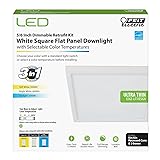 Feit Electric 74208 LED Square Flat Panel