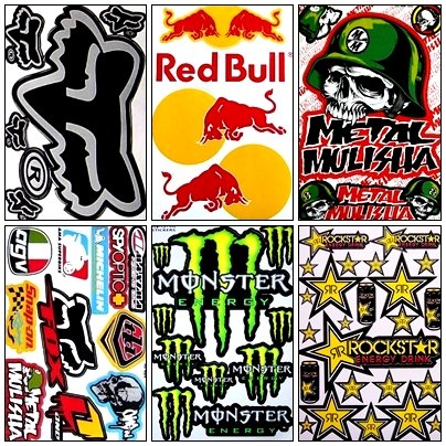 6-Rockstar-Energy-Drink-Metal-Mulisha-Yamaha-Kawasaki-ATV-Helmet-Motorcycle-Motocross-Decal-Racing-Sticker