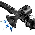 OOPSCOOL Bike Horn,120dB Bicycle Bells IPX4 Waterproof Bike Bell with 300mAh Battery Operated Electric Horn for Mountain/Road Bike/Scooters Adult and Kids