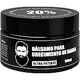 Estimulante Para Barba – Bálsamo de Crecimiento Ultra Potente, Beard Stimulating Balm, Moisturizes & Strengthens Beard, 100 ml / 3.5 oz