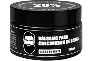 VBOLRE Estimulante Para Barba – Bálsamo de Crecimiento Ultra Potente, Beard Stimulating Balm, Moisturizes & Strengthens Beard, 100 ml / 3.5 oz