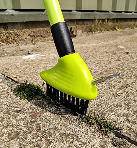 Weed Remover Tool Wire Brush Scraper Set With Metal Broom Weed