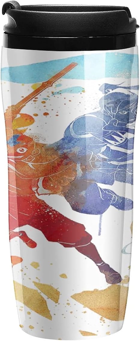 Amazon 創意コーヒーカップ二重断熱耐高温環境に優しいカップアニメコーヒーカップオフィスのコップ 最後の気宗 神話の伝説アニメキャラクター アンペアカード カタラ 水筒 マグボトル オンライン通販