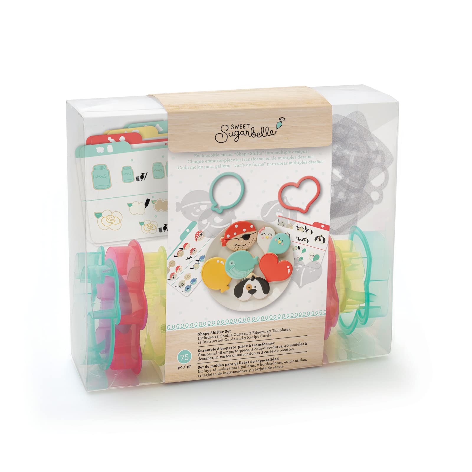 American Crafts 374081 "Sweet Sugarbelle Cookie Cutter Set, Multi-Colour, Pack of 75