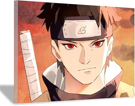 Amazon Co Jp Naruto ナルト うちはシスイ アニメキャンバスポスタープリントリビングルームオフィスホームデコレーションベッドルームデコレーションポスターリビングルーム壁画60x90cm 24x36inch 内枠 ホーム キッチン