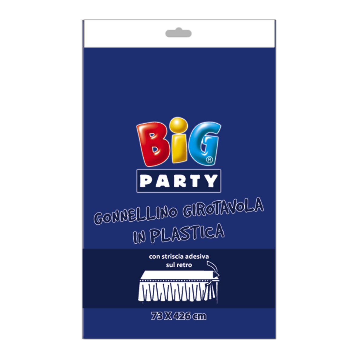 Big Party 14727 Plastic Skirt, Blue