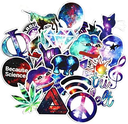63Pcs Galaxy Stickers DIY Sticker Car Motorcycle Bicycle Skateboard Laptop Luggage Vinyl Sticker Graffiti Luggage Decals Bumper Stickers