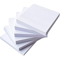 Black Sticky Notes 3x3 Inch - 6 Pads 600 Sheets Total Self-Stick Notes