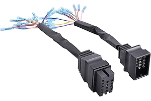Hodflop MSC04753 MSC04754 13 Pin Snow Plow Wiring Harness Repair Kit Fits for Boss Snowplow Blade 13-Pin Connector Plow & Truck Side Replace# 1304745, 1304744, MSC03744, MSC03743, MSC04581