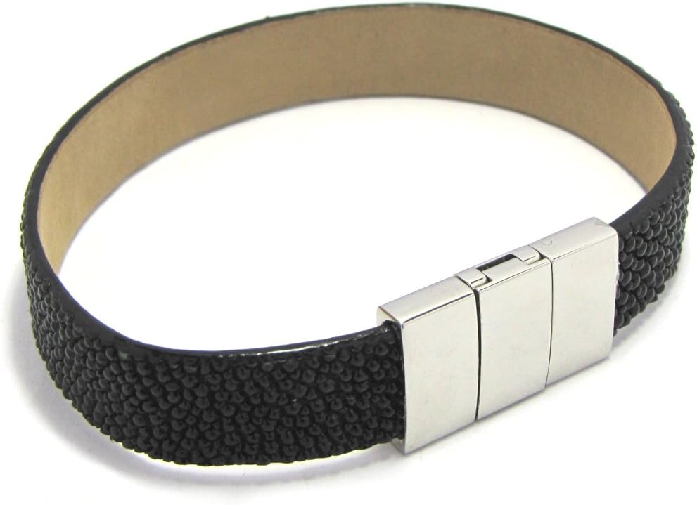 Phil Laender - Stingray bangles - Black Stingray Bracelet