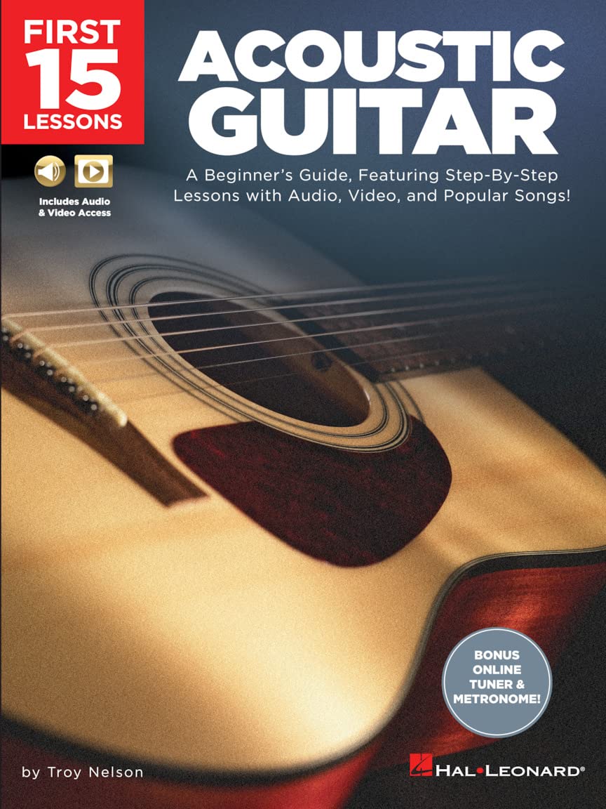 First 15 Lessons - Acoustic Guitar - A Beginners Guide (Includes Online Access Code)