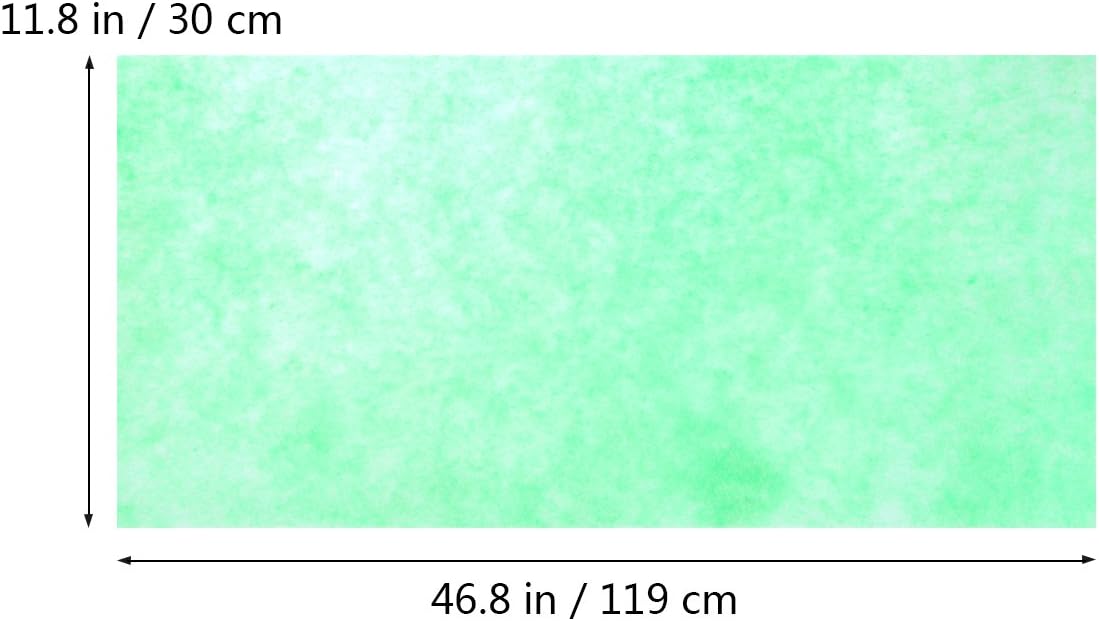 Balacoo Aquarium Filter Pad Biochemical Polyether Filter Foam Sponge Green Media Roll Pad Cut to Fit Most Filters Fish Tank Water Cleaning Supplies (120x30x0.8cm) - Image 3