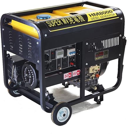 Amazon Co Jp 西濃運輸営業所留め対象商品 ディーゼル発電機 最大6 0kva 13馬力 0v三相100v単相 自宅配送 発7 0kw 三相 黄 燃費 非常用 発電 軽油 ホーム キッチン