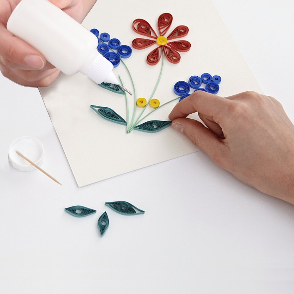 10 Pieces 30ml Precision Tip Applicator Bottle Needle Tip Glue Applicator Bottle DIY Quilling Tool Precision Bottle Needle Bottle Squeeze Bottle