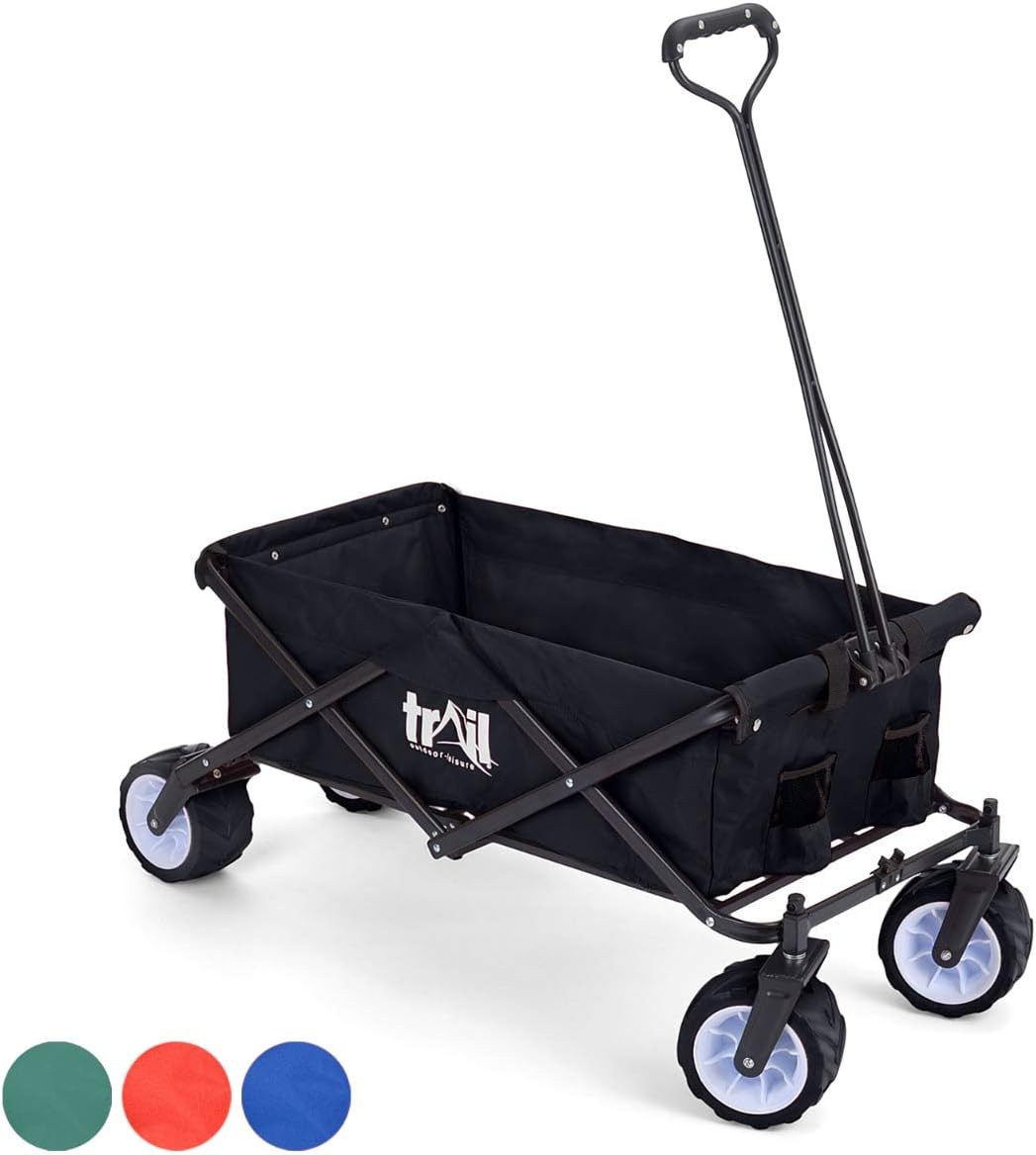 fold up camping trolley
