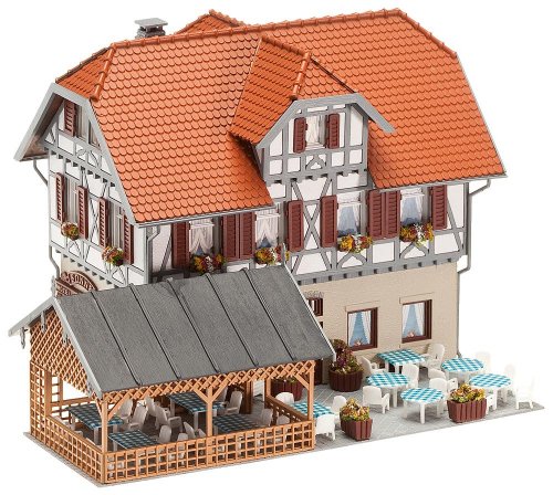 Faller 130438 Sonne Inn with Summer House HO Scale Building Kit