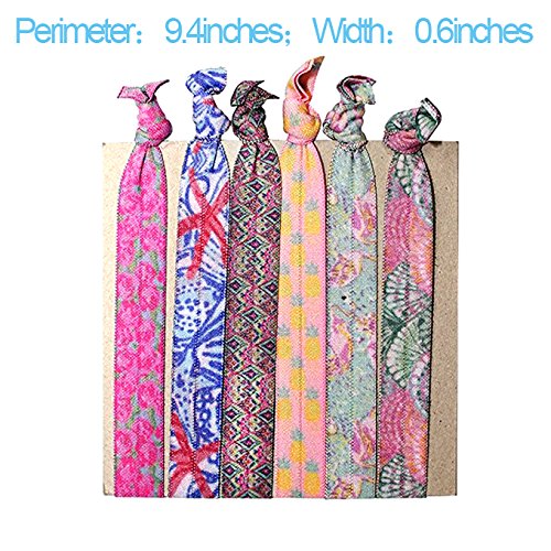 Lilly Hair Ties Rubber Bands Ponytail Holders Diy Hand Knotted