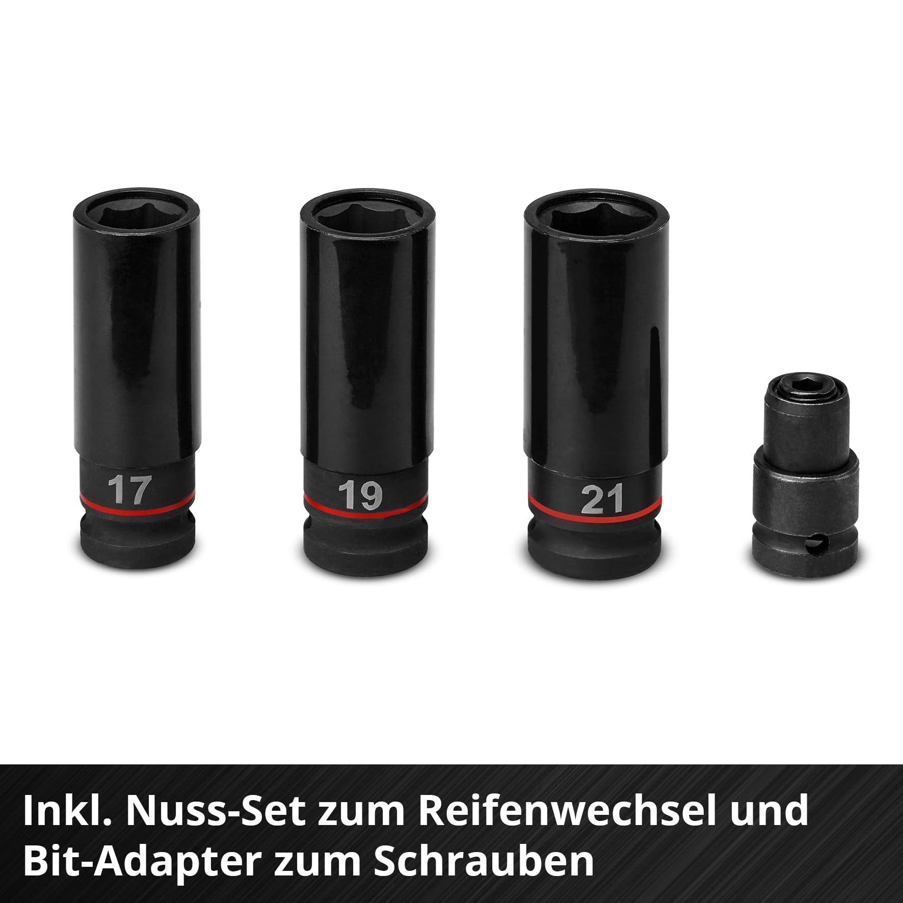 Einhell Professional Akku-Schlagschrauber IMPAXXO 18/450 Power X-Change (18 V, 450 Nm, 3 Leistungsstufen, Brushless, 1/2"-Aufnahme, inkl. Nuss-Set, ohne Akku) 7