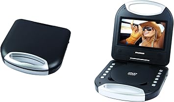 Amazon Com Sylvania Sdvd7049 7 Inch Portable Dvd Player With Handle Black Electronics