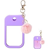 Hand Sanitizer Spray Case with Keychain, Protective Silicone Holder Compatible with Touchland Power Mist & Glow Mist 1 fl oz