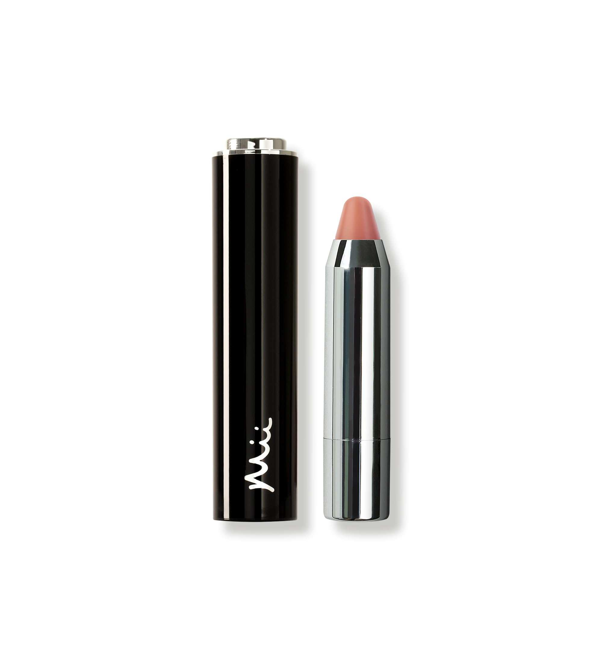 Mii Cosmetics Click & Colour Lip Crayon - Long Lasting Satin Crayon Lipstick - Pinot Blush