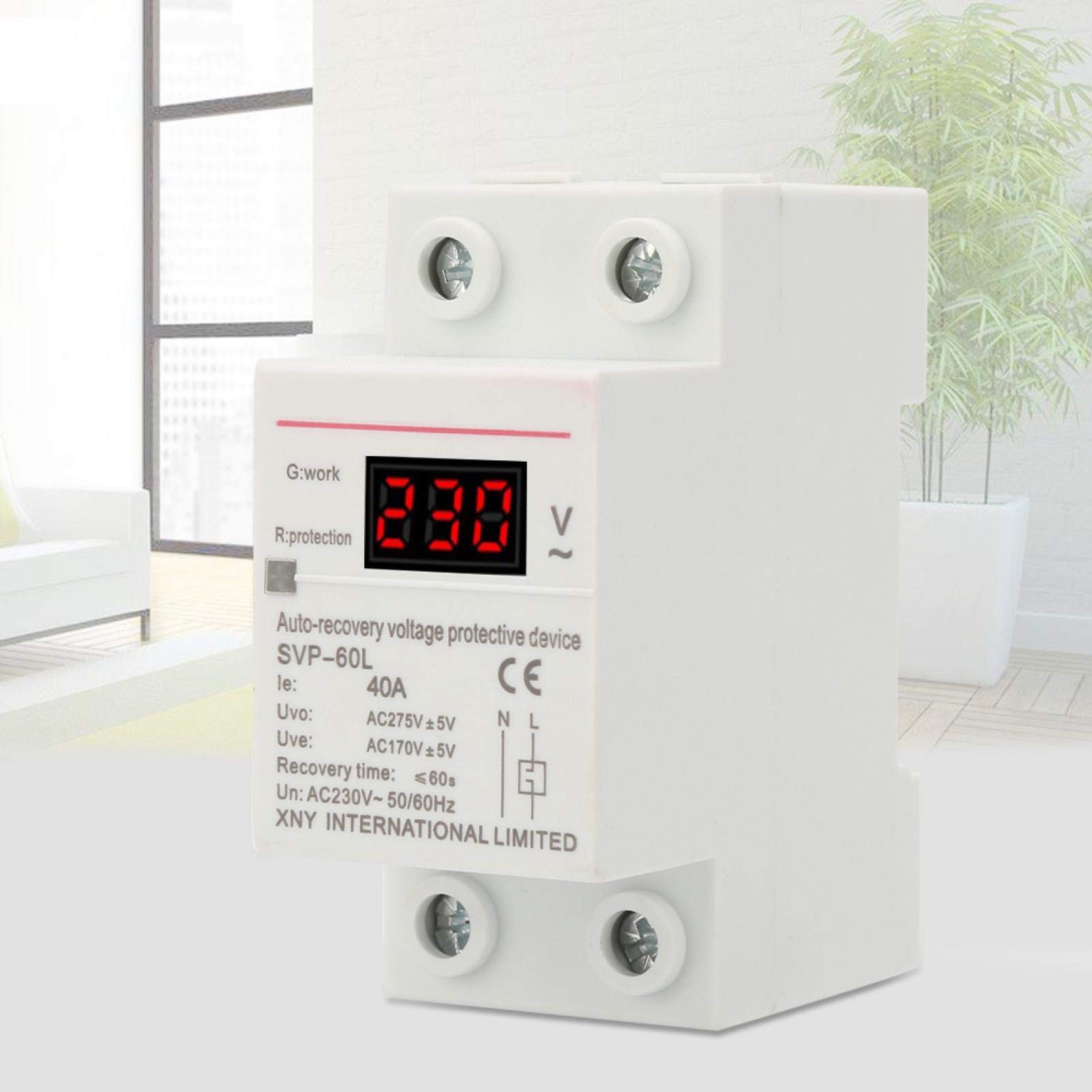 03 Overvoltage & Undervoltage Protection Voltage Protective Device, Voltage Reconnect Device, for Modular Design Standards for Din Rail Mount Protector