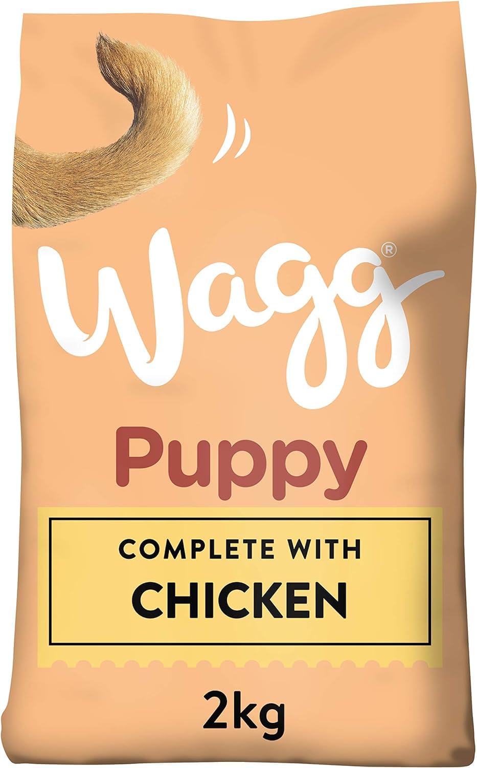 Wagg Complete Puppy Dry Dog Food Turkey & Rice 2kg (Pack of 6) - For Growing Puppies