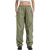 Ourcan Over Pants Rain Pants Women Waterproof Pants Lightweight Breathable Hiking Cycling Outdoor with Pocket