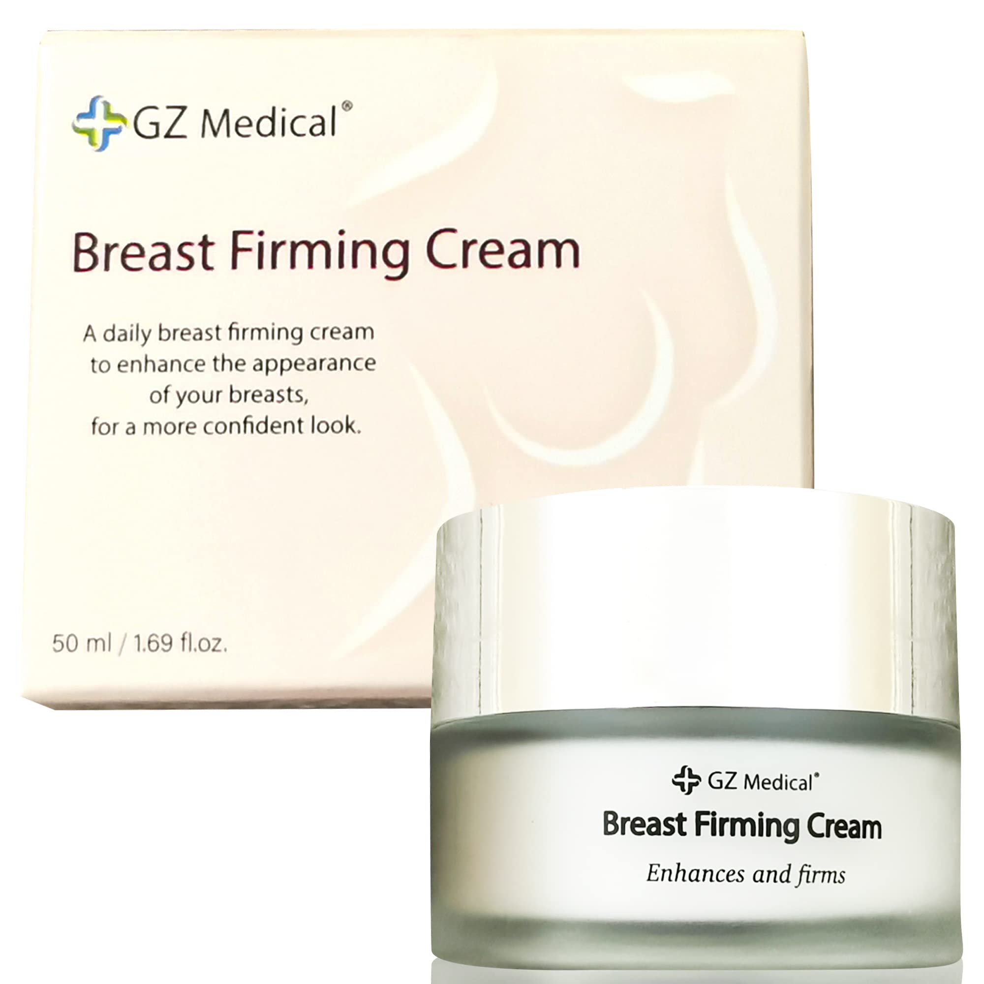 GZ Medical Breast Firming Cream for Toning and Lifting with Hyaluronic Acid, Natural Ingredients – Lift, Firm, Tone Body Cream for Breasts