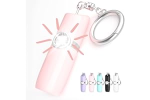 Securityman Personal Safety Alarm for Women | Self Defense Keychain (Loudest 130dB Siren and SOS Strobe Light) Everyday Security Personal Alarm Protection Device (Pink)