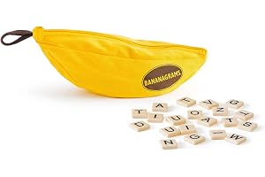 Asmodee, Bananagrams de Palavras Cruzadas, Jogo para 1 a 8 Jogadores | A Partir de 8 Anos, Partidas de 10 a 15 Minutos, Jogo Familiar Rápido, Ideal para Família e Galera