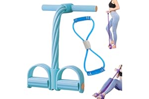 8-Tube Pedal Resistance Device, Fashion Puller Exercise, Detachable AndAdjustable Pedal Resistance Device, Portable Stretchin