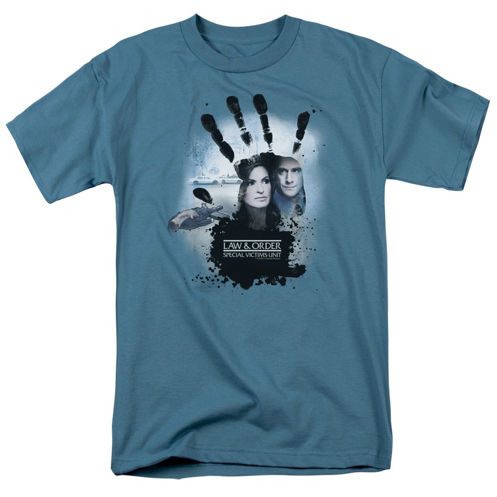 Law Order Svu Elliot Olivia With Handprint , Slate T Shirt