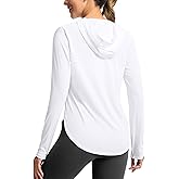 G Gradual Women's UPF 50+ Sun Shirt with Hoodie Long Sleeve UV Protection Shirts Lightweight Hiking Fishing Shirts for Women