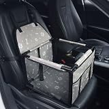GoBuyer Waterproof Pet Car Seat Booster Carrier Grey Bone Medium 50x40cm