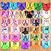 25Pack 3 Inch Bling Sparkly Glitter Sequin Hair Bows Alligator Hair Clips Hair Accessories Cheer Hair Bows for Baby Girls Toddlers Kids Children