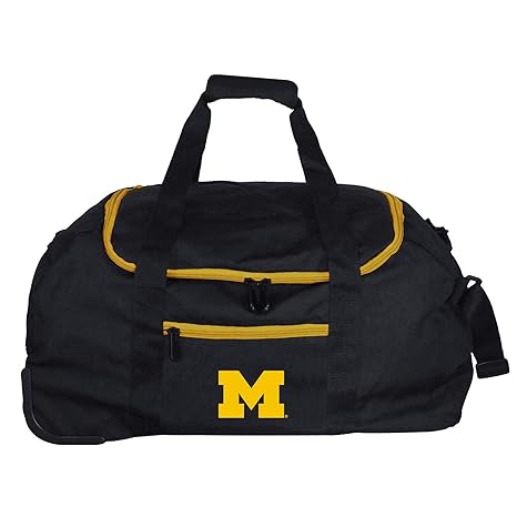 michigan wolverines duffle bag