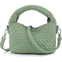 送料無料 / cotton and nylon handbag with woven design Amazon.com: Women Woven Tote Small Crossbody Bag, Weave