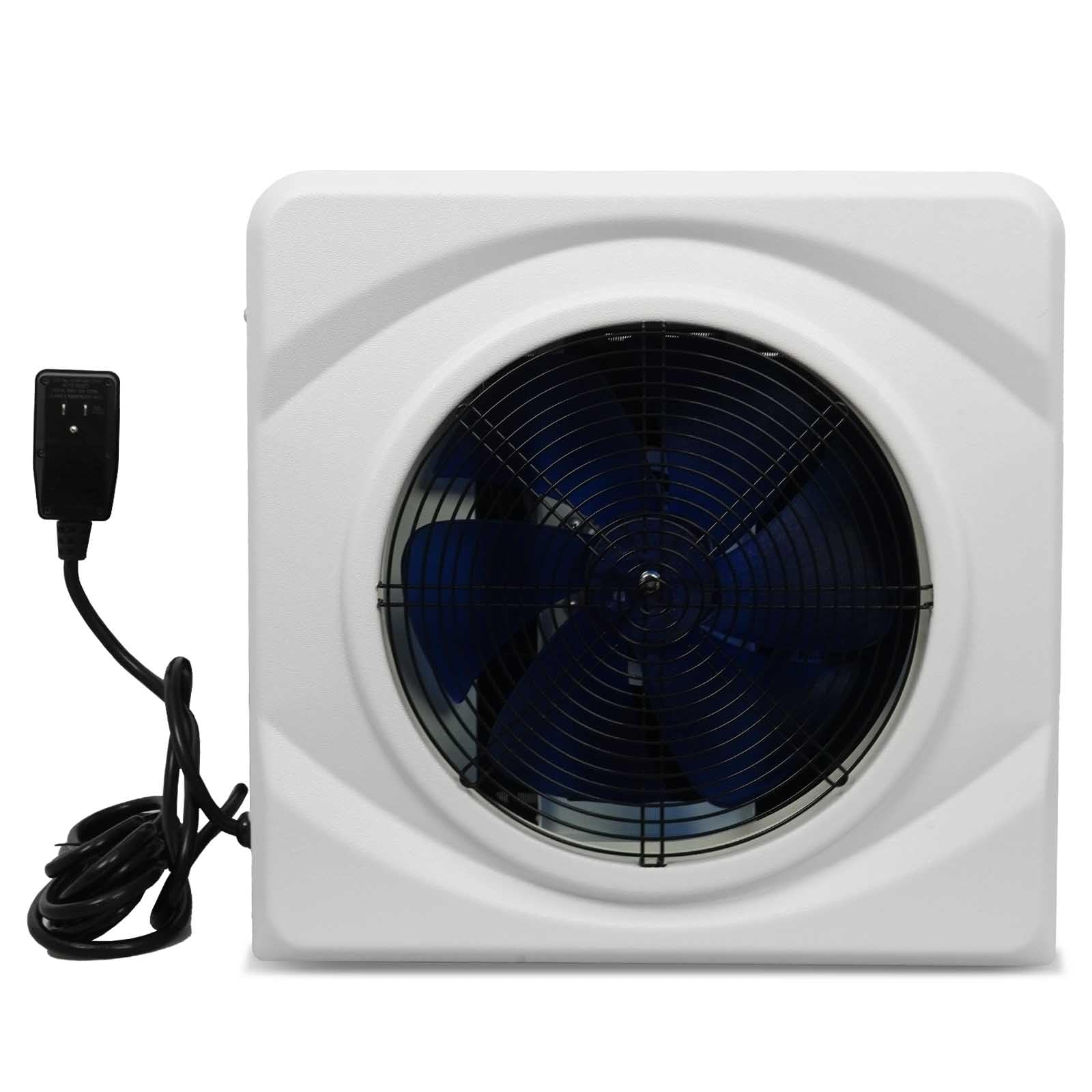 Photo 1 of **The product is used. It was connected and the button turned on, so it is missing parts and needs time to be 100% working.****use misssing parts**WOPOLTOP 17100 BTU Pool Heat Pump for Swimming Pools, Dual Function of Heating and Cooling, 5.2KW AC Fixed F
