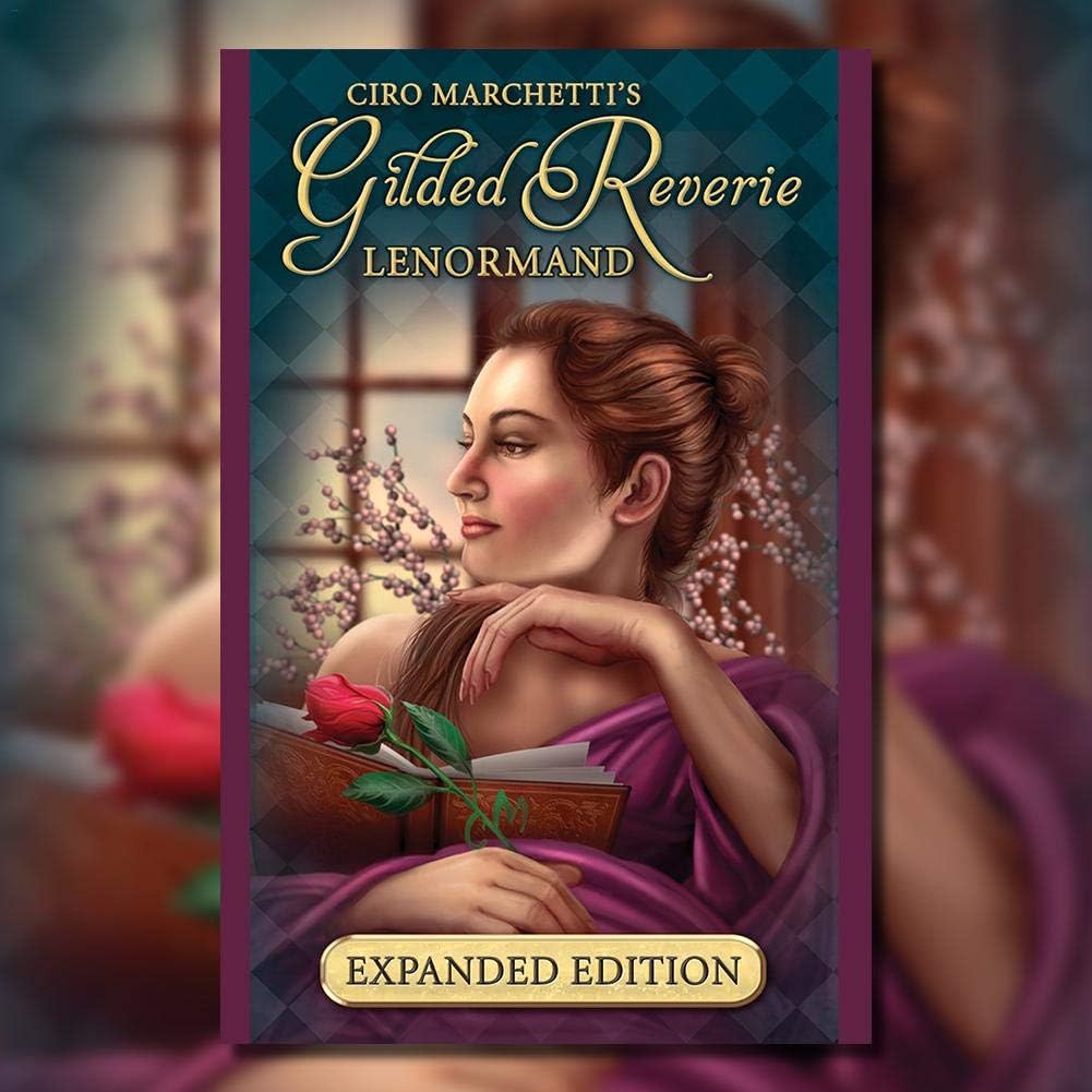 Tarot Cards The Essential Tarot Cards Kit - Gilded Reverie Lenormand: Expanded Edition Mass Market Paperback(English Edition) - 47 Gilt-edge Cards, Lenormand Oracle Cards