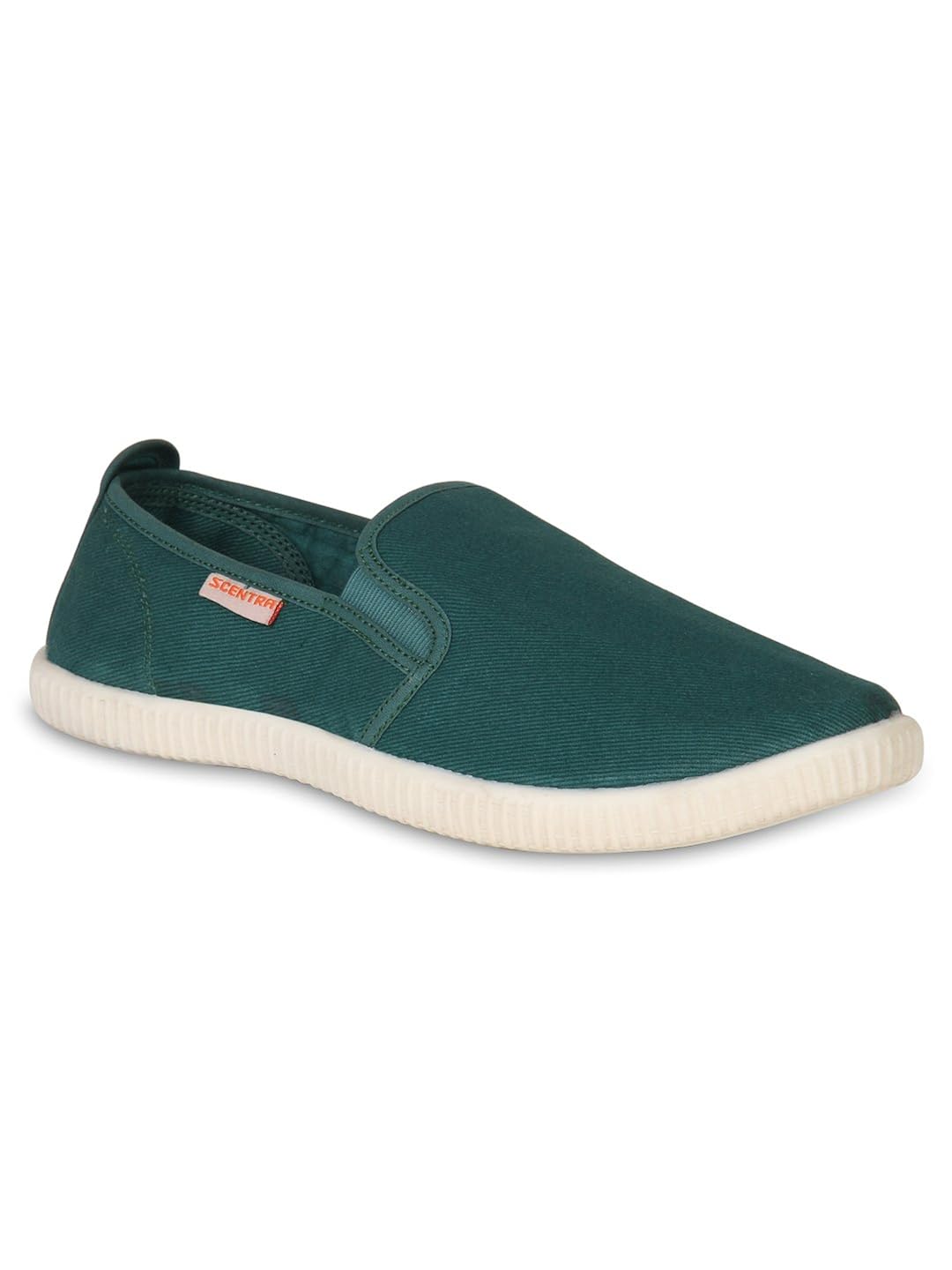 secntra plus safari green casual shoes
