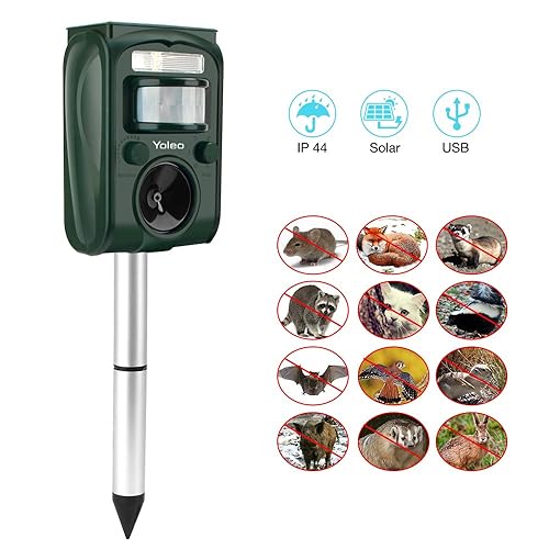 Set of 3 PestBye® Battery Operated Motion Activated Waterproof Cat